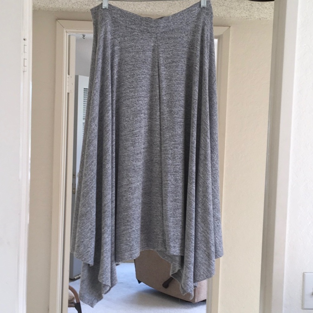 GAP/GRAY-MARBLE HIGH-LOW MIDI SKIRT/NEW